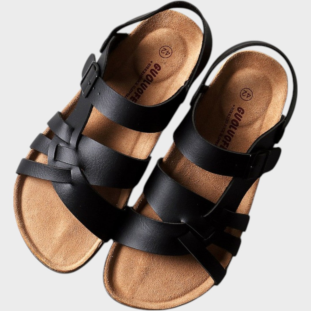 Cecília - Sandalias cómodas de tiras cruzadas