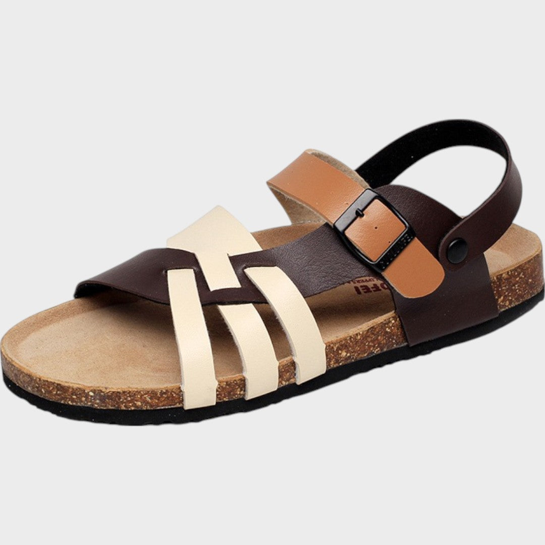 Cecília - Sandalias cómodas de tiras cruzadas