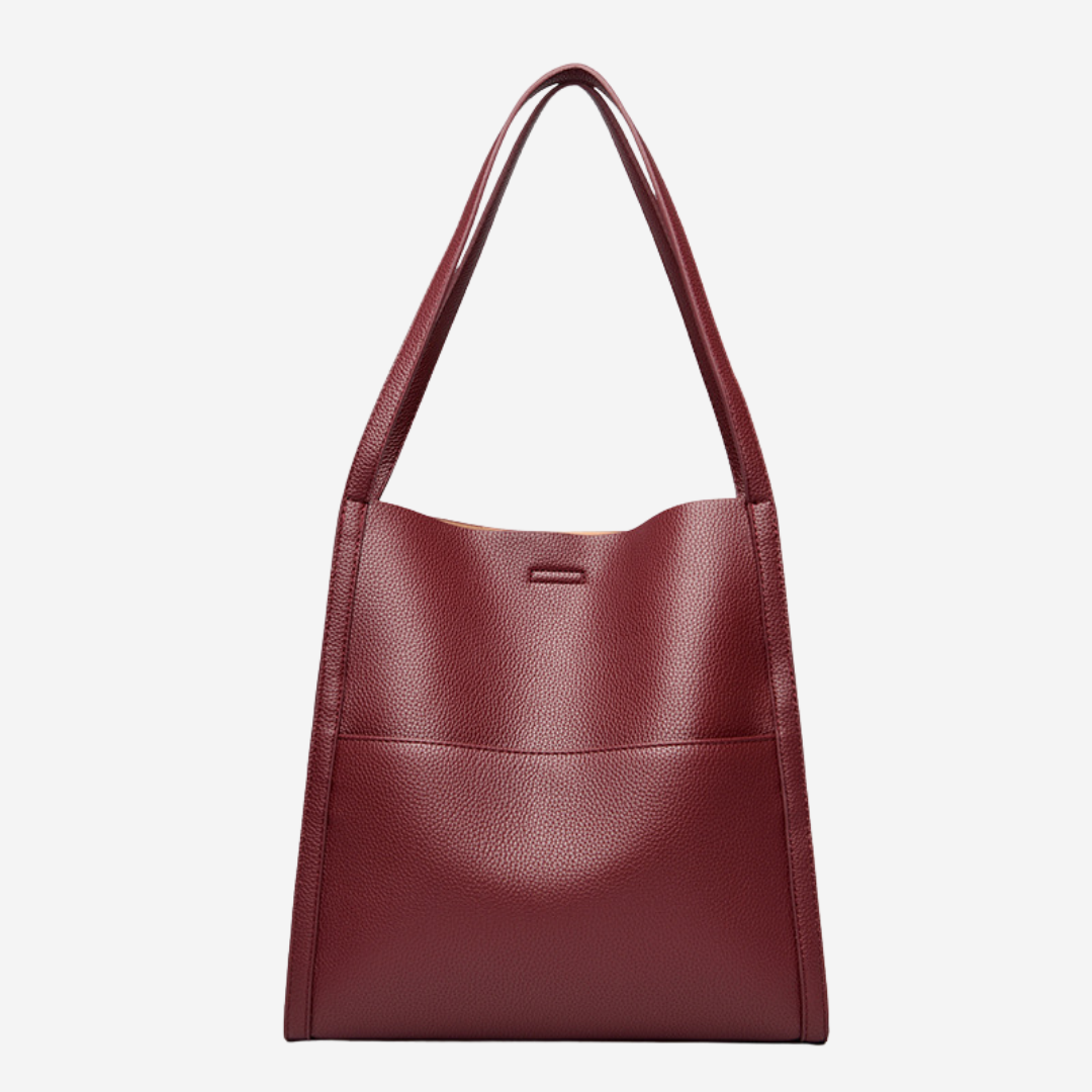 Fera - Bolso tote grande con efecto piel granulada