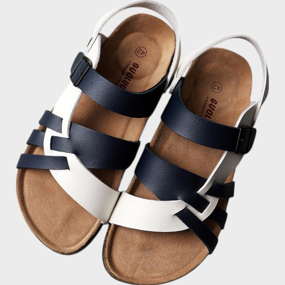 Cecília - Sandalias cómodas de tiras cruzadas