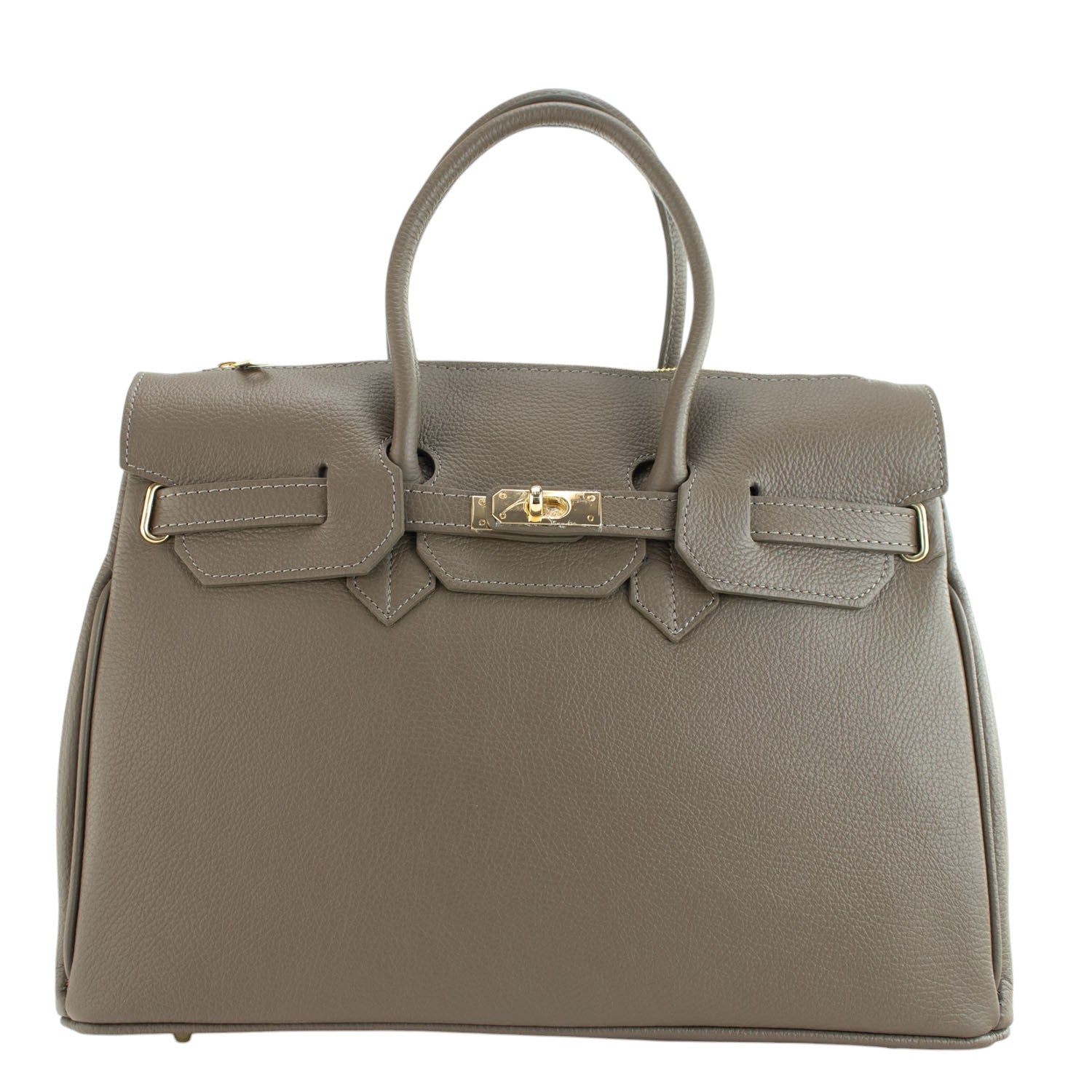 Estrella - Bolso de piel elegancia clásica | Topo