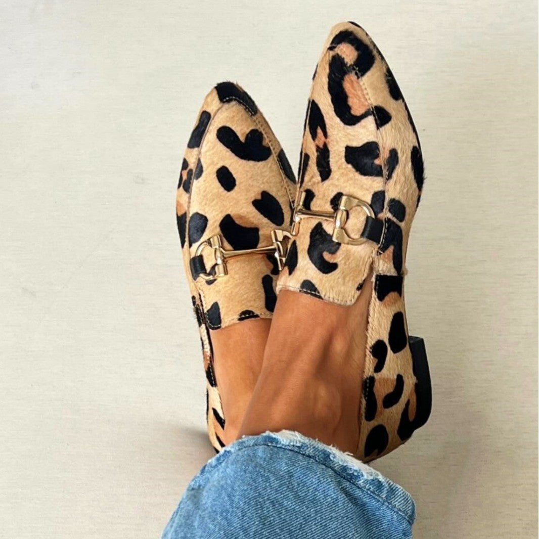 Jara - Mocasines clásico leopardo