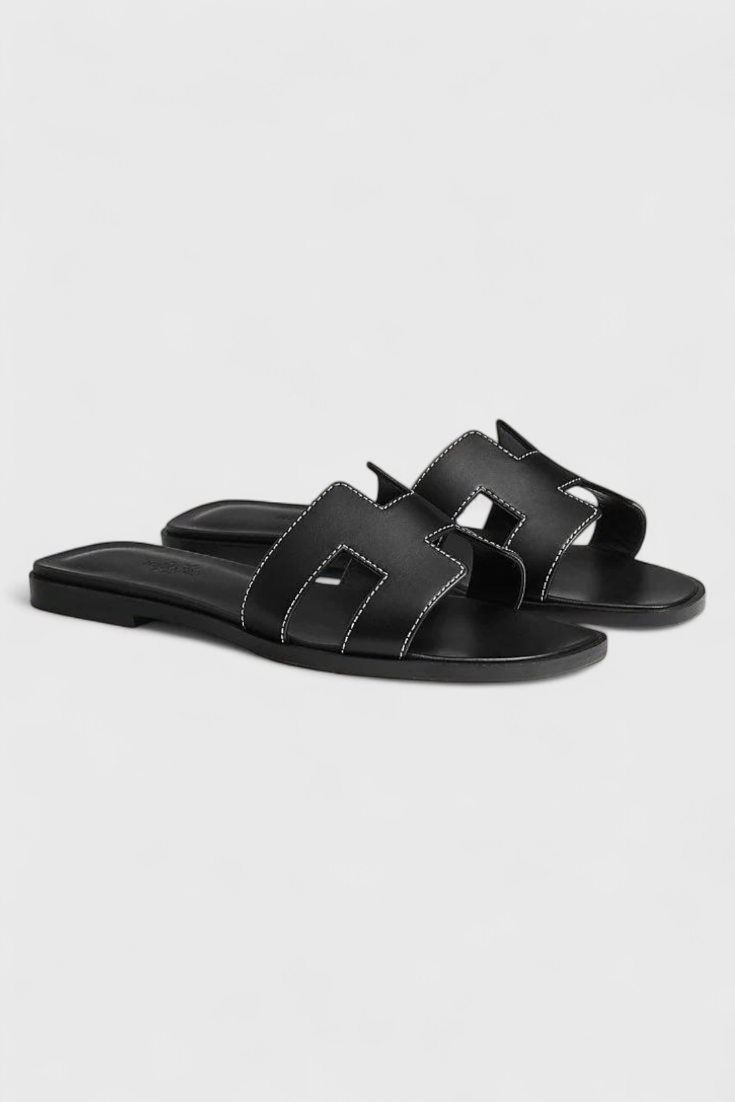 Brigitte - Sandalias de piel con diseño de H