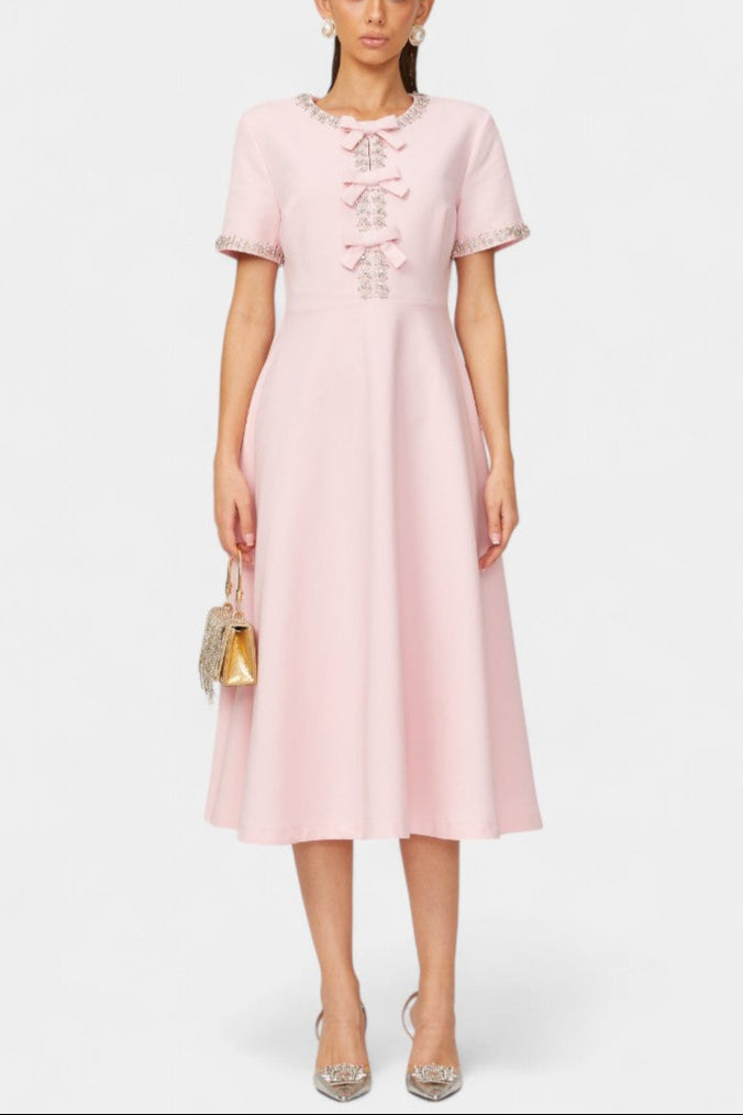 Linda - Vestido midi elegancia de lujo
