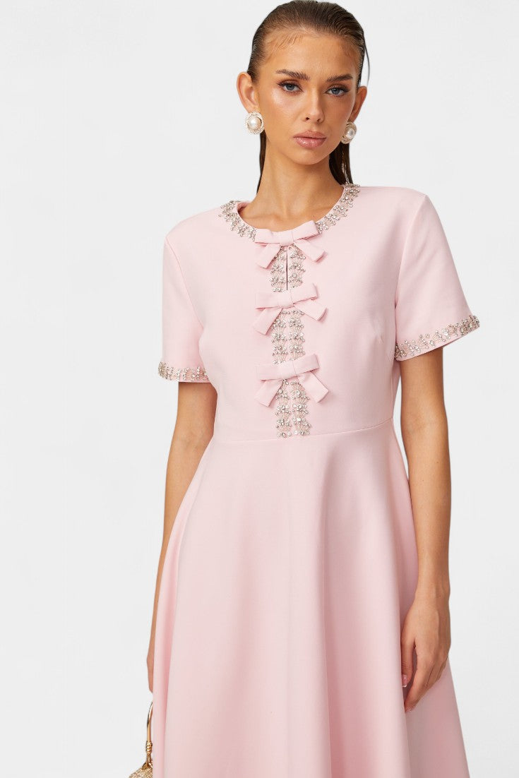 Linda - Vestido midi elegancia de lujo