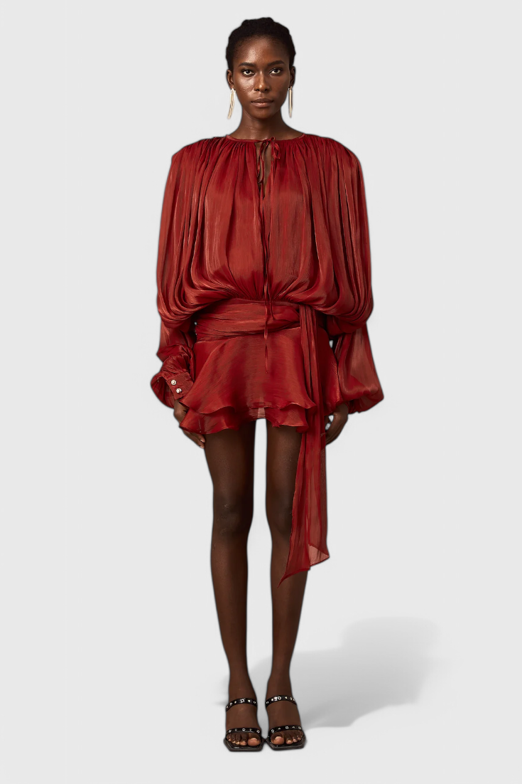 Aurore - Vestido mini drapeado