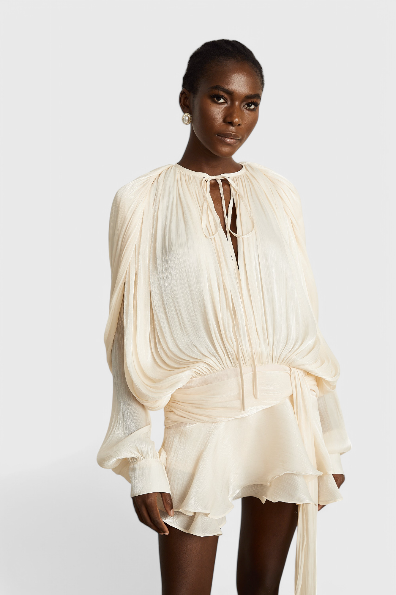 Aurore - Vestido mini drapeado