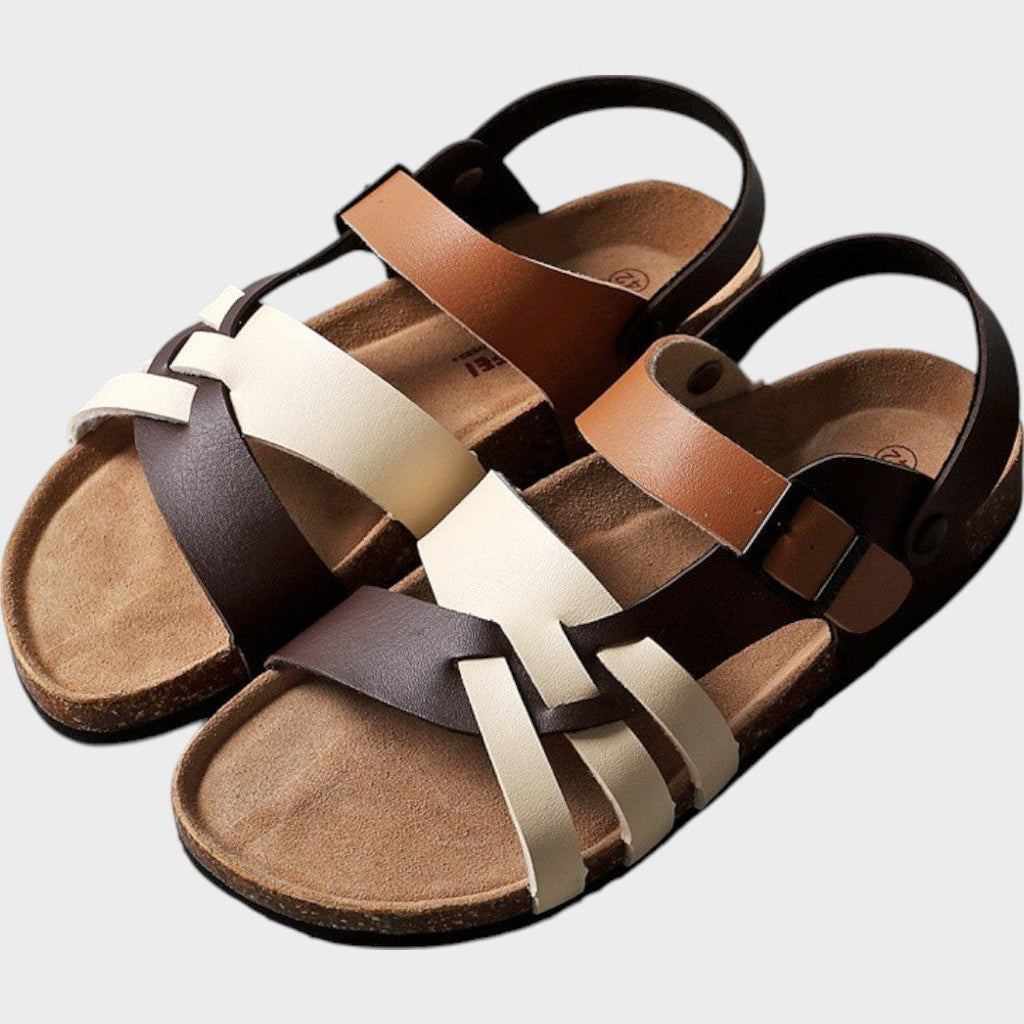 Cecília - Sandalias cómodas de tiras cruzadas