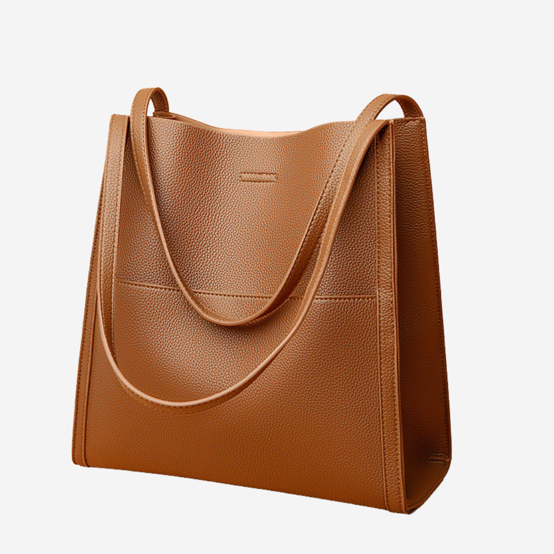 Fera - Bolso tote grande con efecto piel granulada