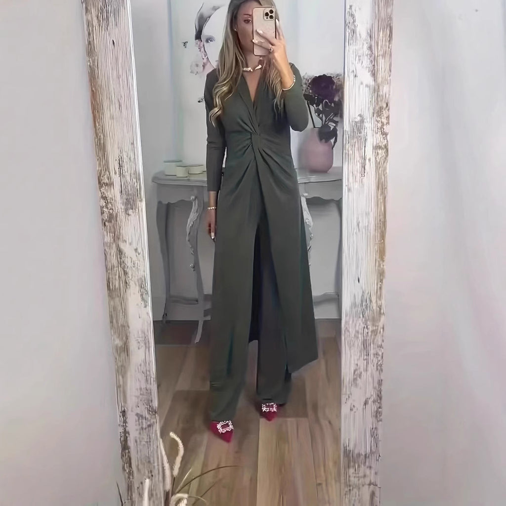 Vera - Conjunto elegancia drapeada
