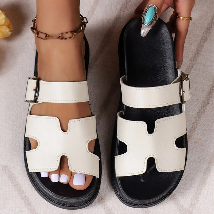 Carla - Sandalias de plataforma estilo urbano