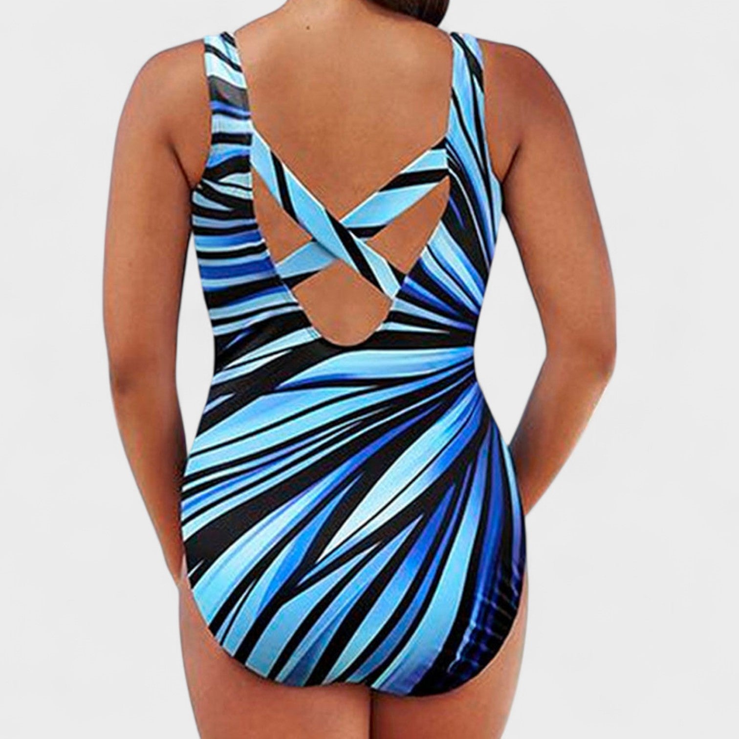 Marina - Bañador estampado hipnótico