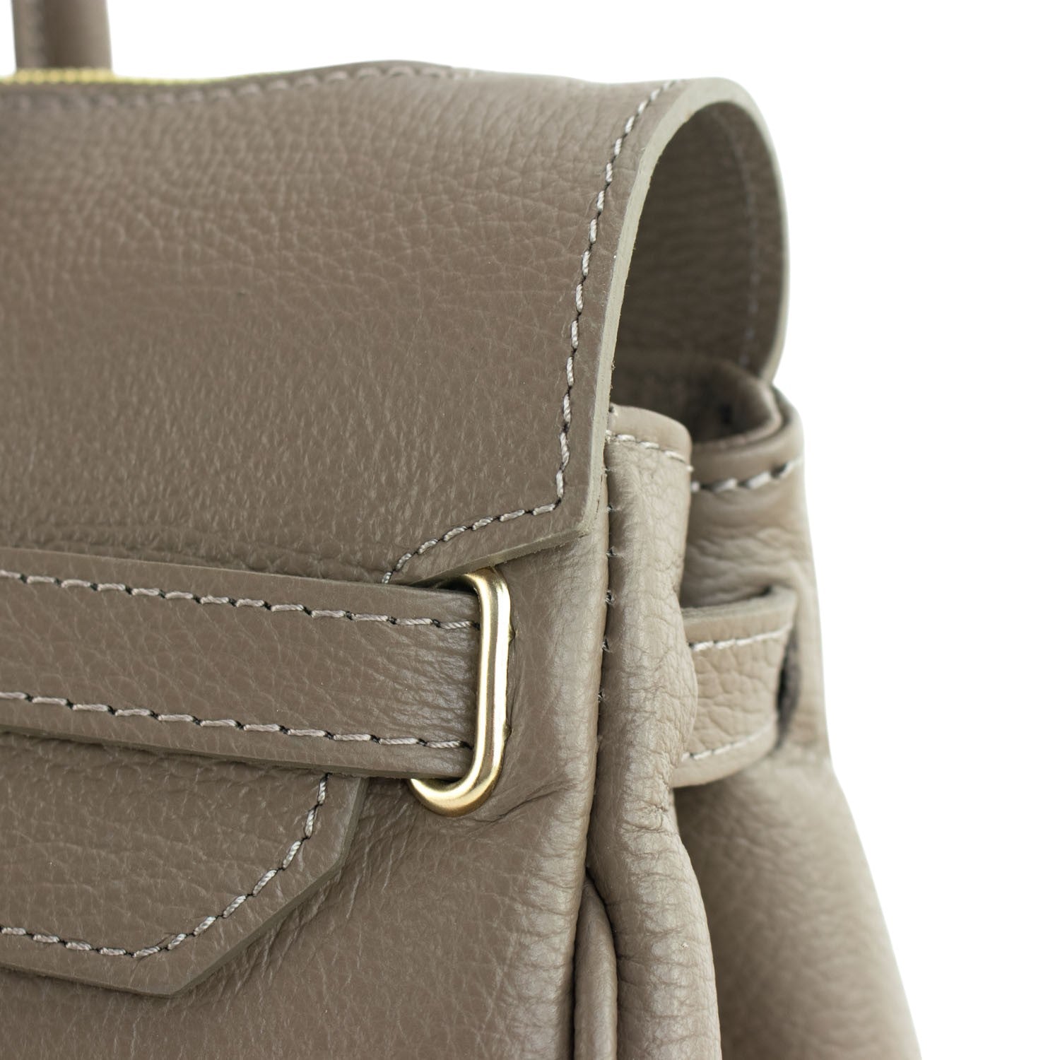 Estrella - Bolso de piel elegancia clásica | Topo