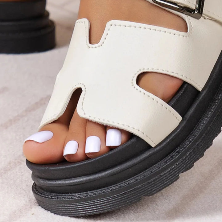 Carla - Sandalias de plataforma estilo urbano