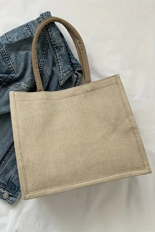 Taila - Bolso de yute con estampado floral