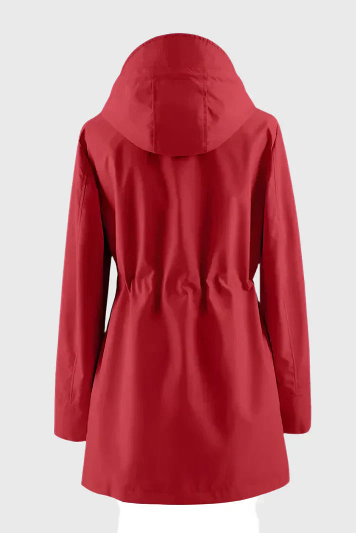 Doemi - Chubasquero impermeable con forro de tartán