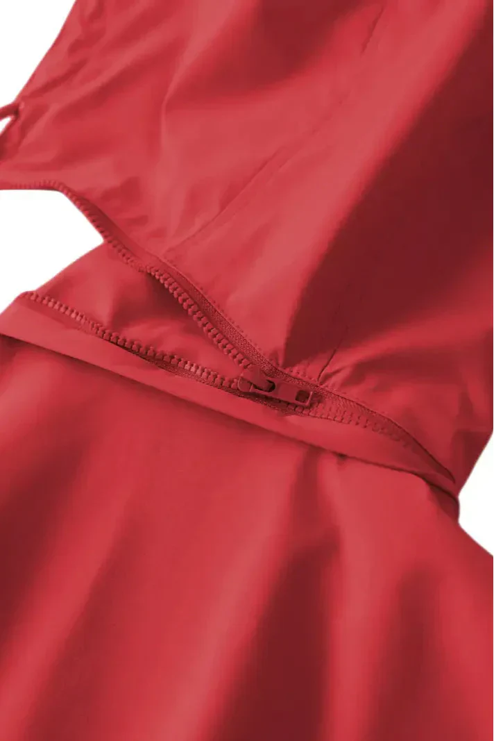 Doemi - Chubasquero impermeable con forro de tartán