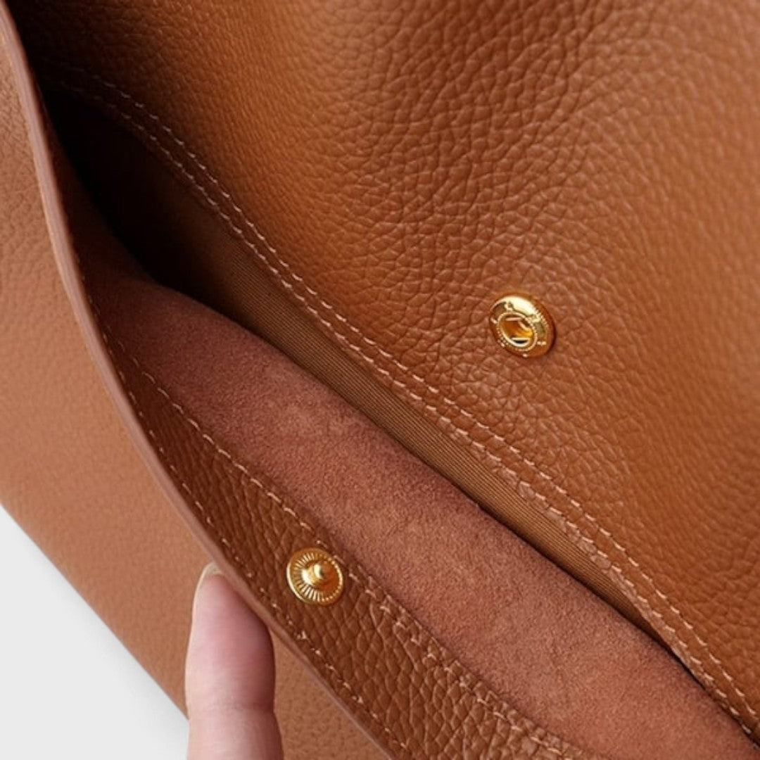 Fera - Bolso tote grande con efecto piel granulada