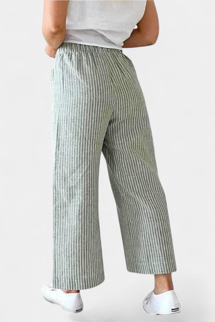 Noor - Pantalón ancho estilo veraniego