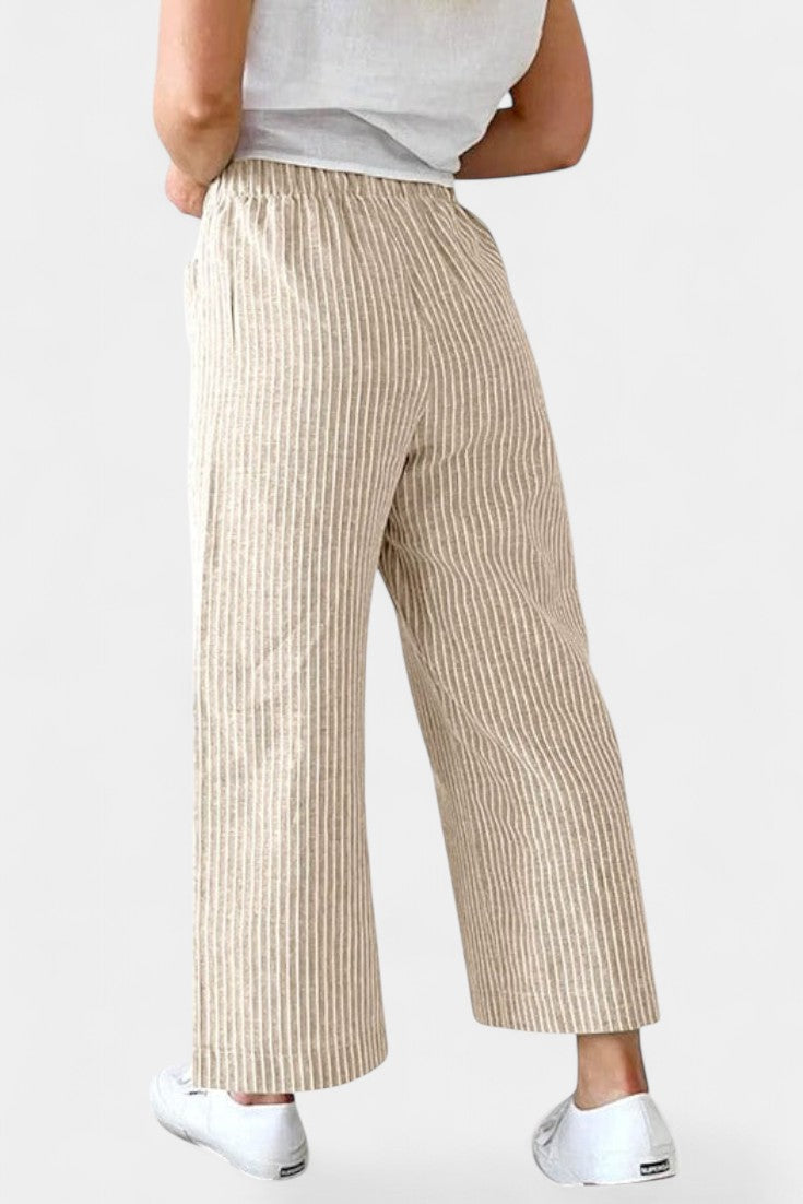 Noor - Pantalón ancho estilo veraniego