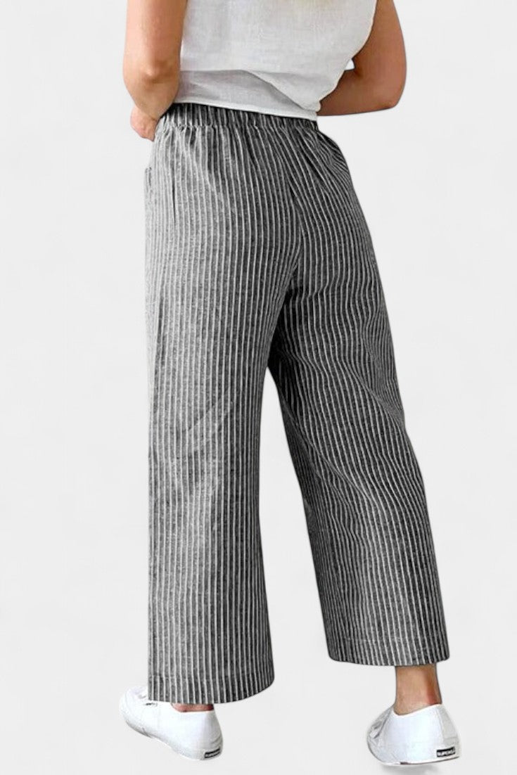 Noor - Pantalón ancho estilo veraniego
