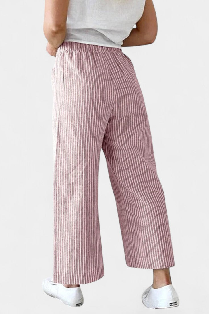 Noor - Pantalón ancho estilo veraniego