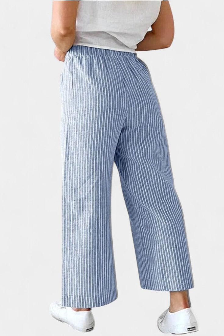 Noor - Pantalón ancho estilo veraniego