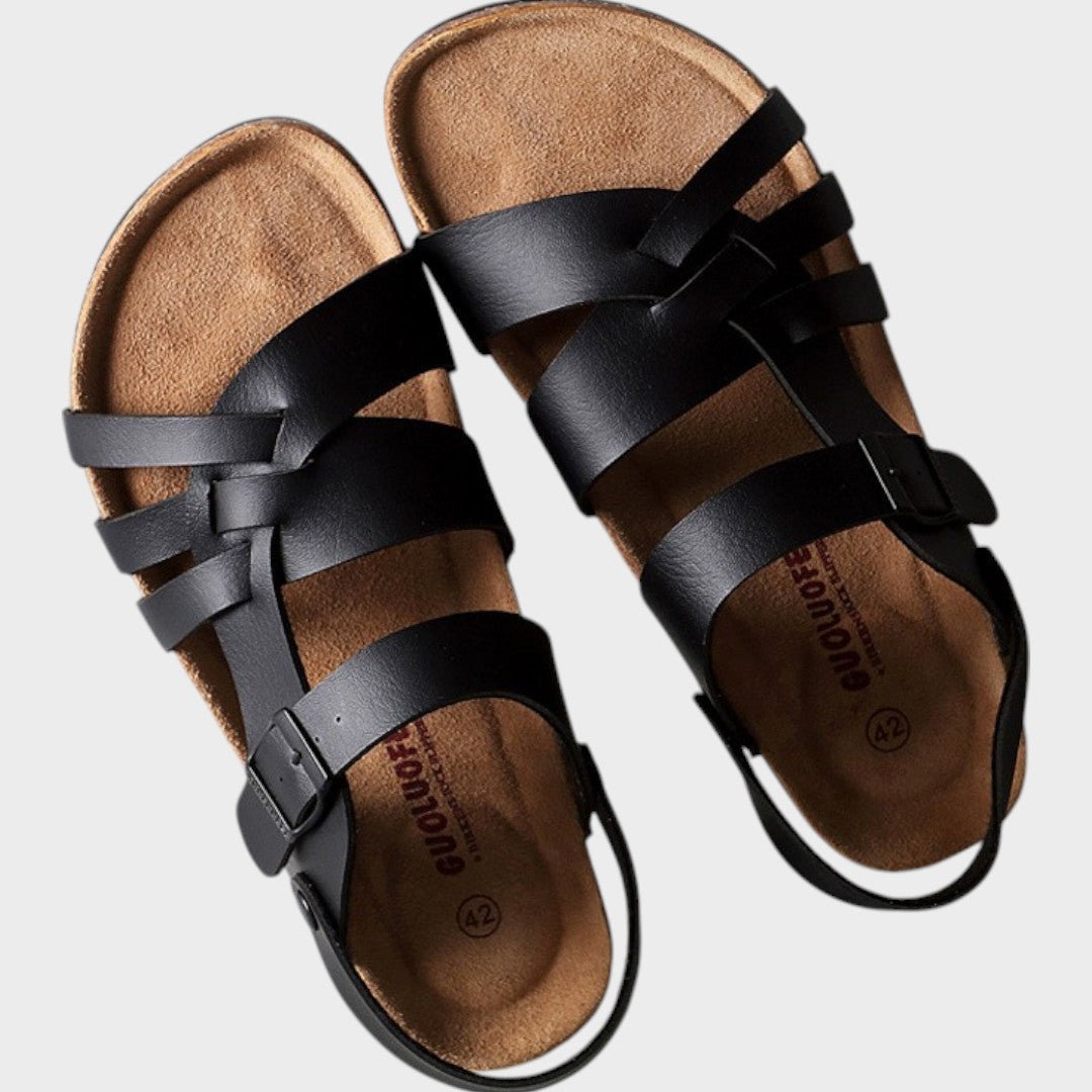 Cecília - Sandalias cómodas de tiras cruzadas