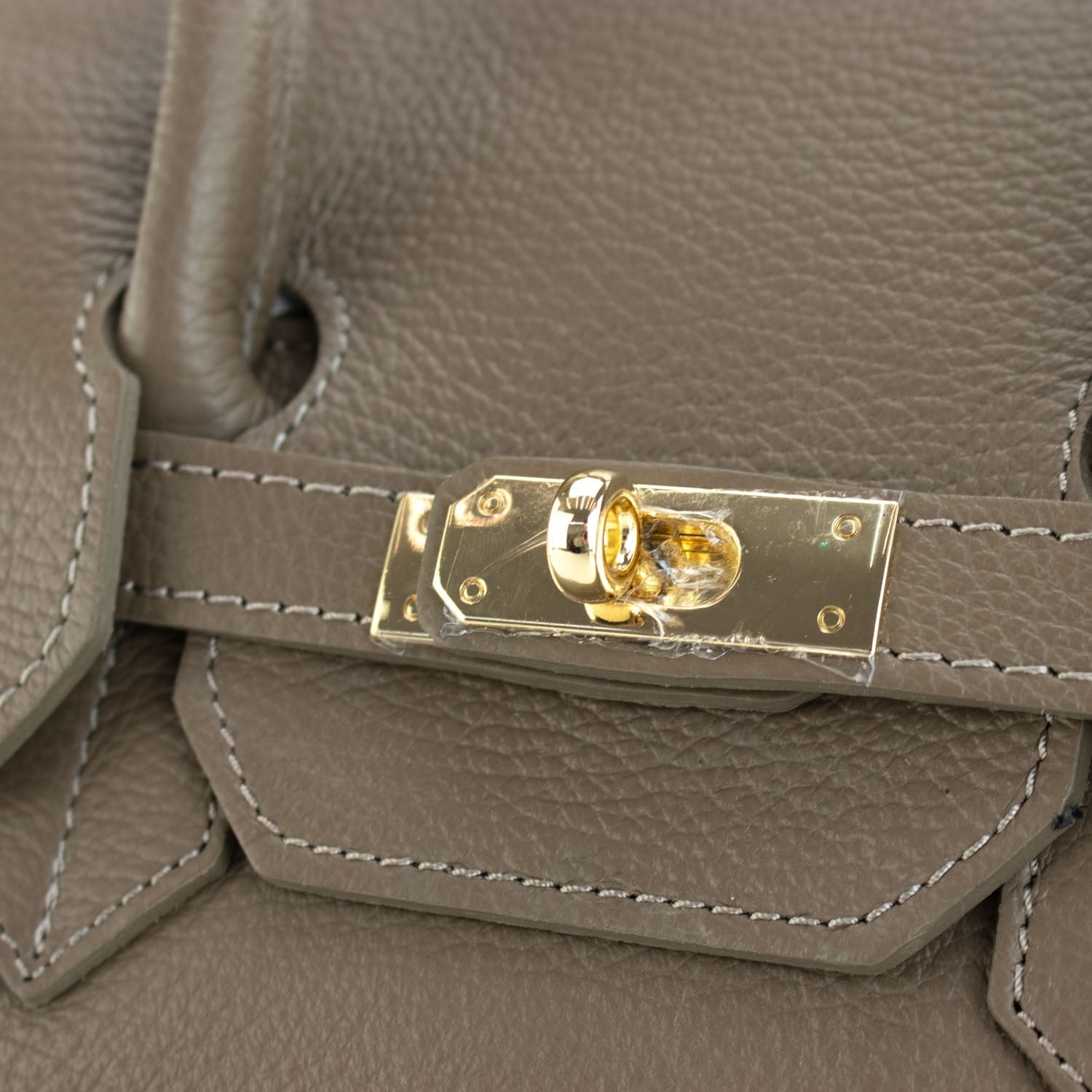 Estrella - Bolso de piel elegancia clásica | Topo
