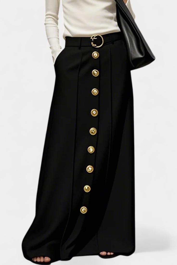Ada - Falda maxi estilo abotonado