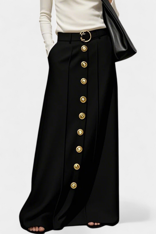 Ada - Falda maxi estilo abotonado