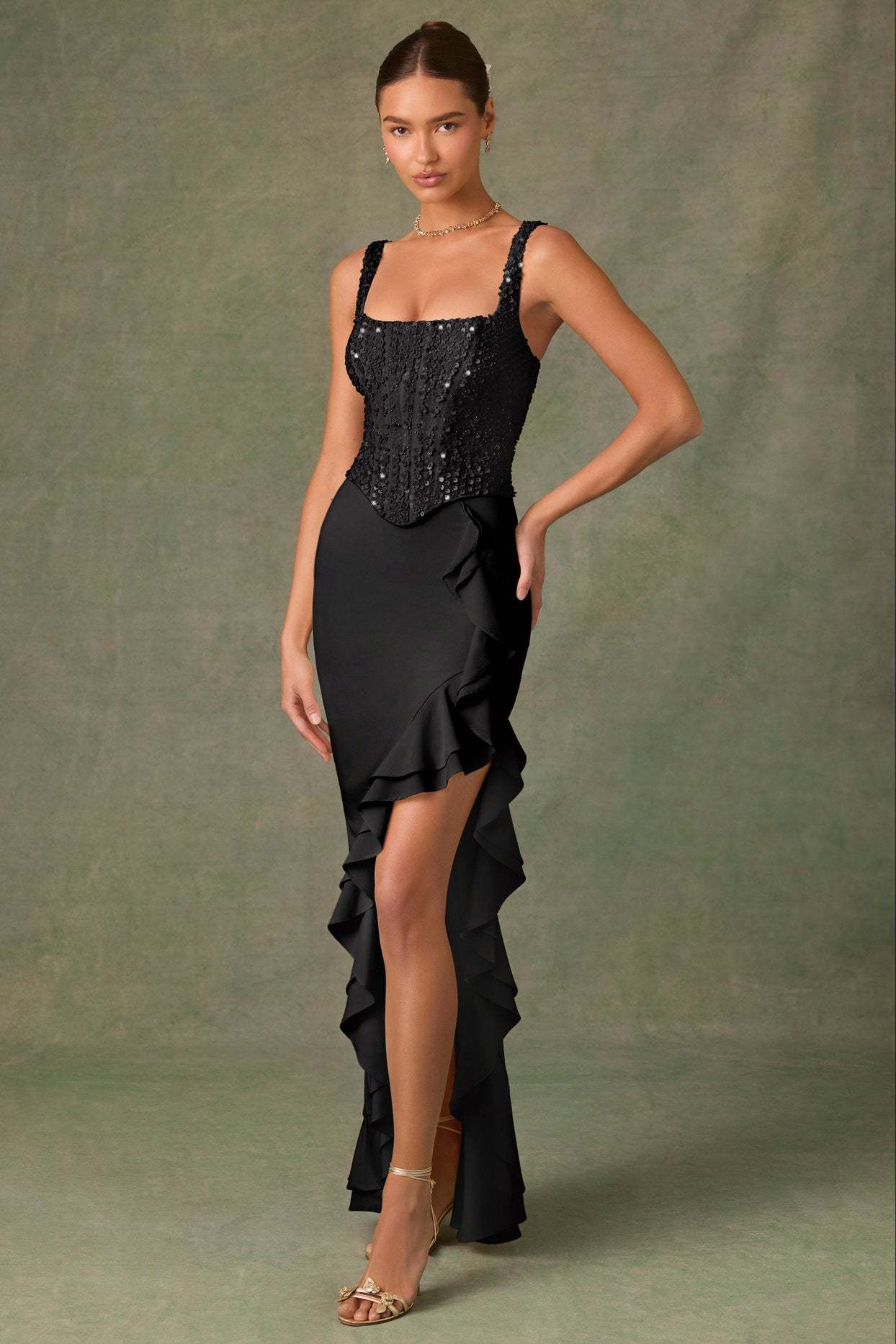 Cindy - Vestido de gala con lentejuelas