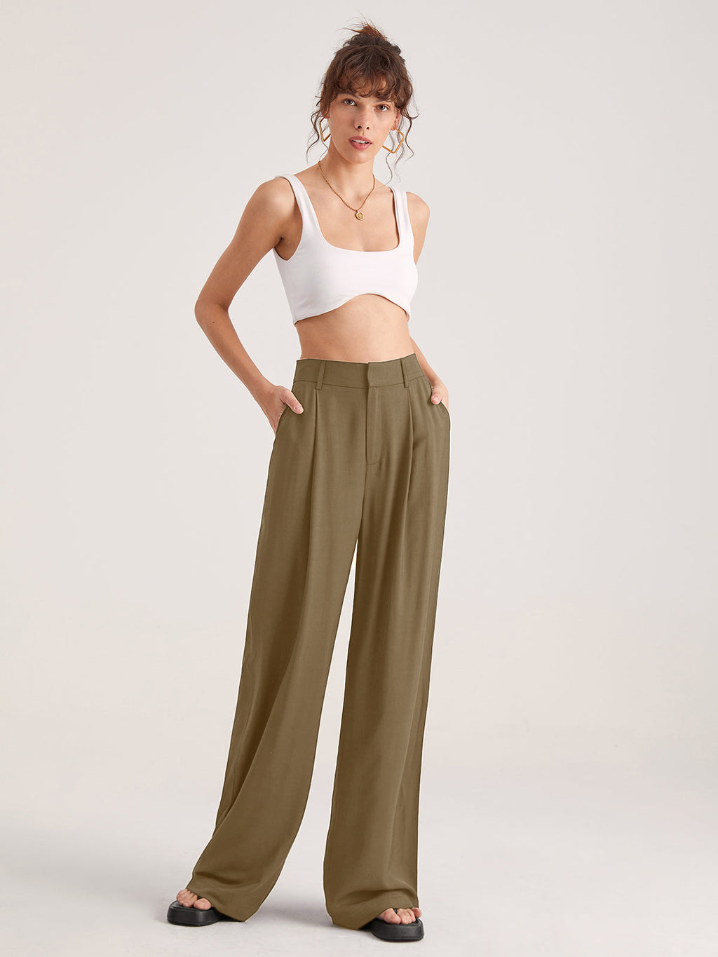 Carmelo - Pantalón ancho estilo versátil
