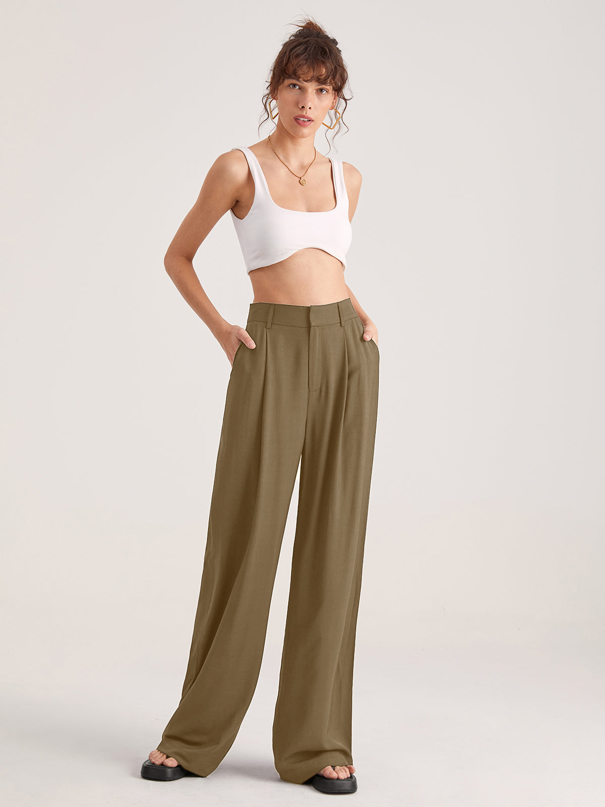 Carmelo - Pantalón ancho estilo versátil