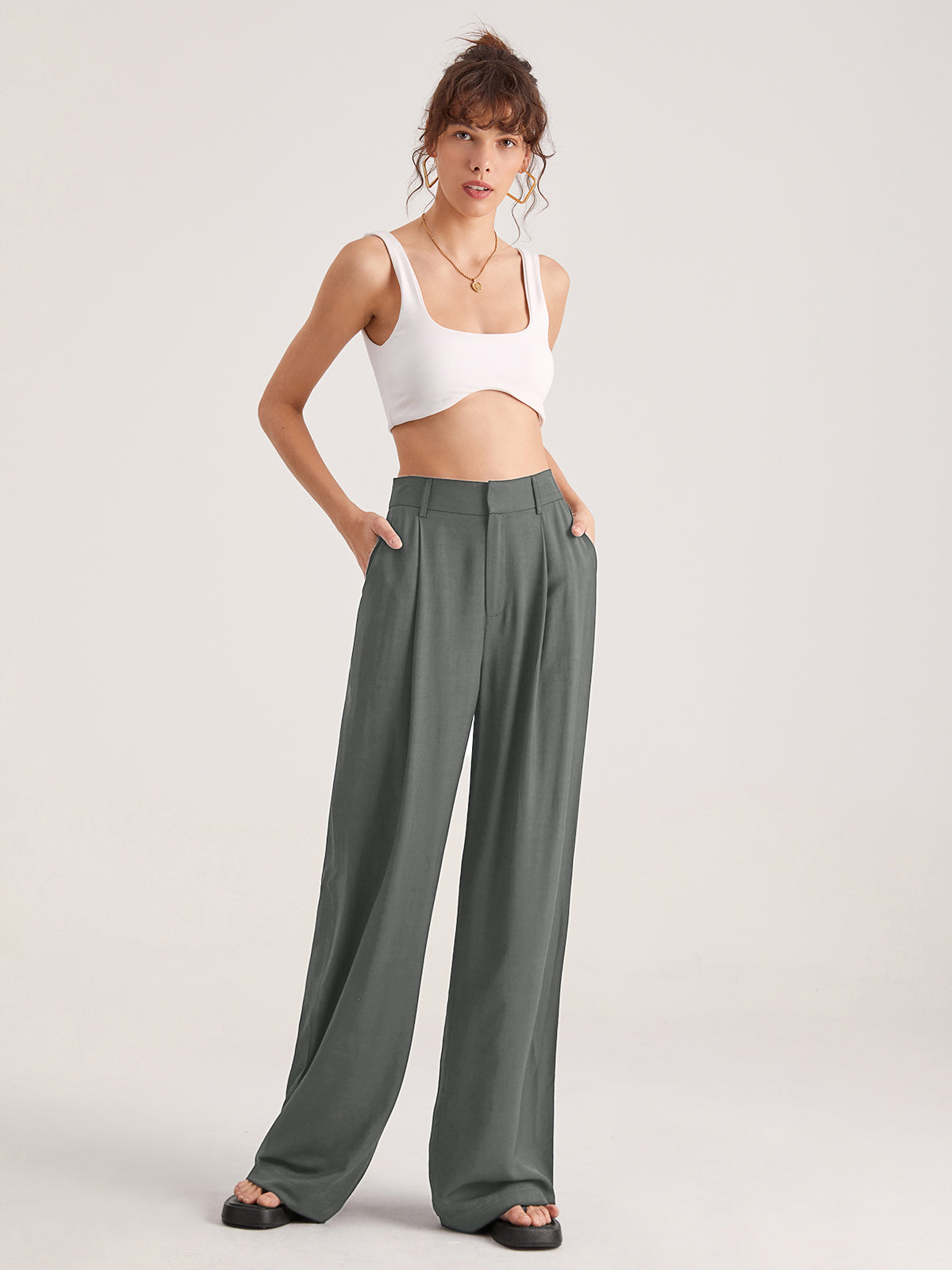 Carmelo - Pantalón ancho estilo versátil