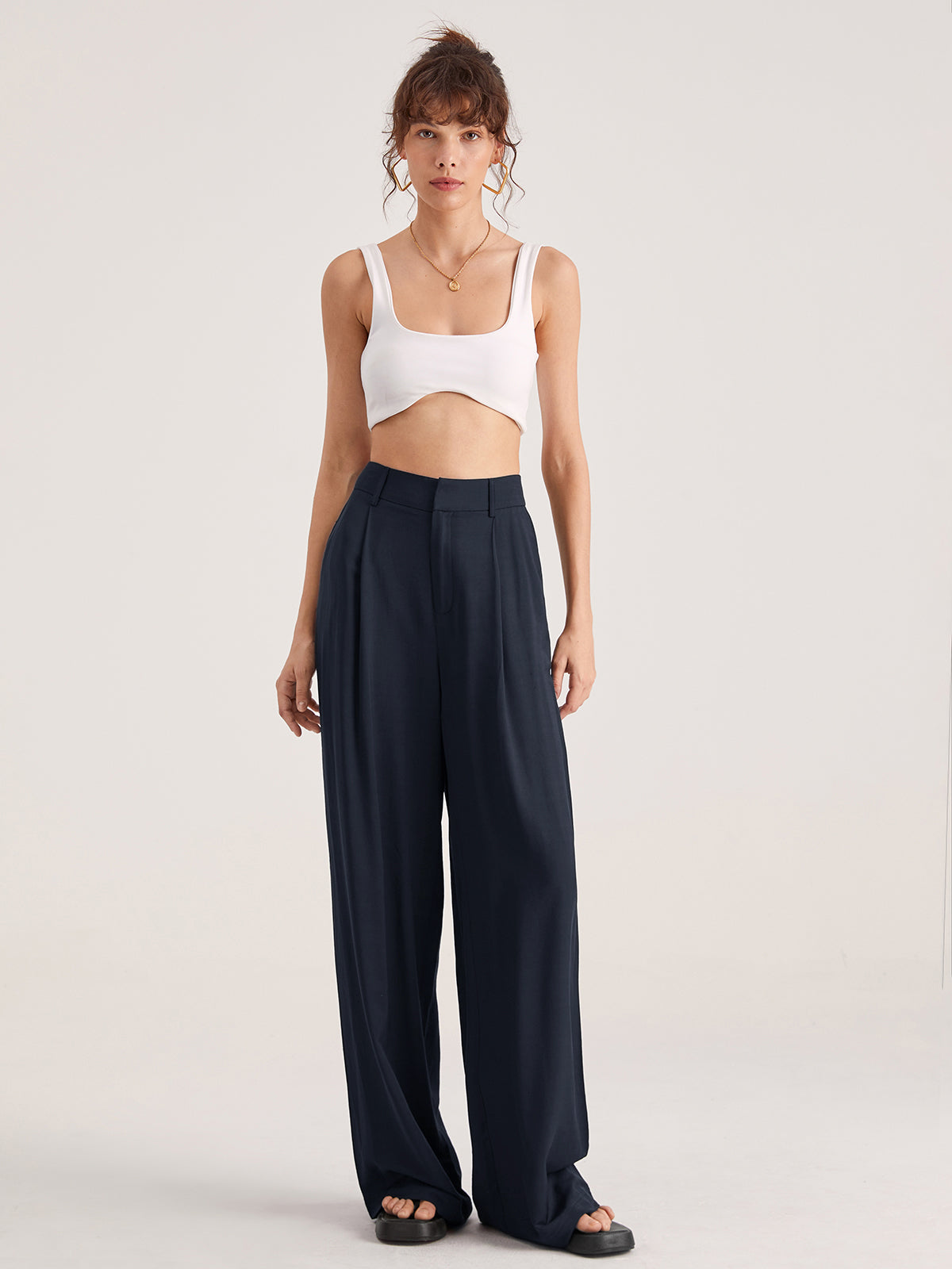Carmelo - Pantalón ancho estilo versátil