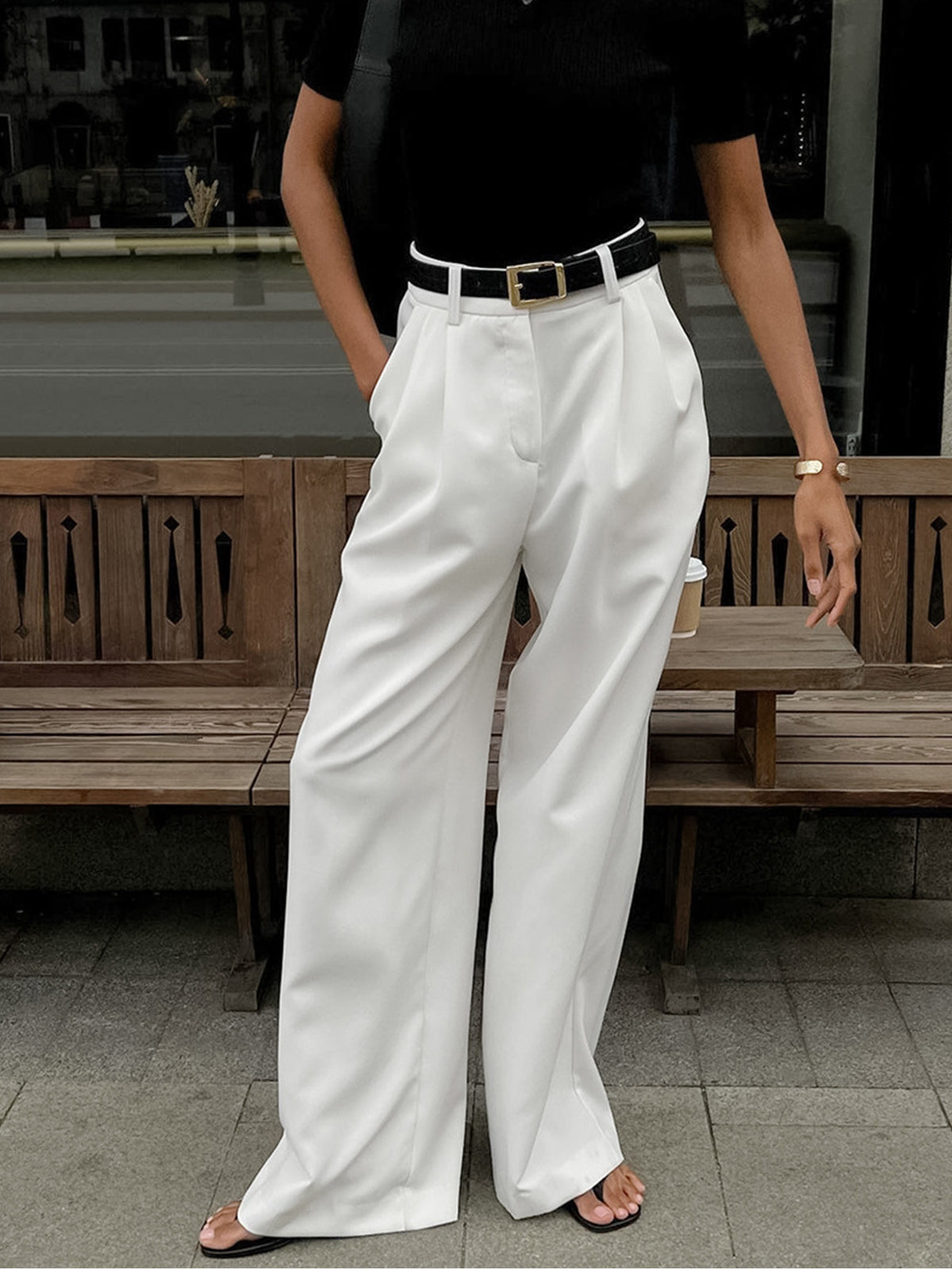 Elena - Pantalón elegancia fluida | colores clave