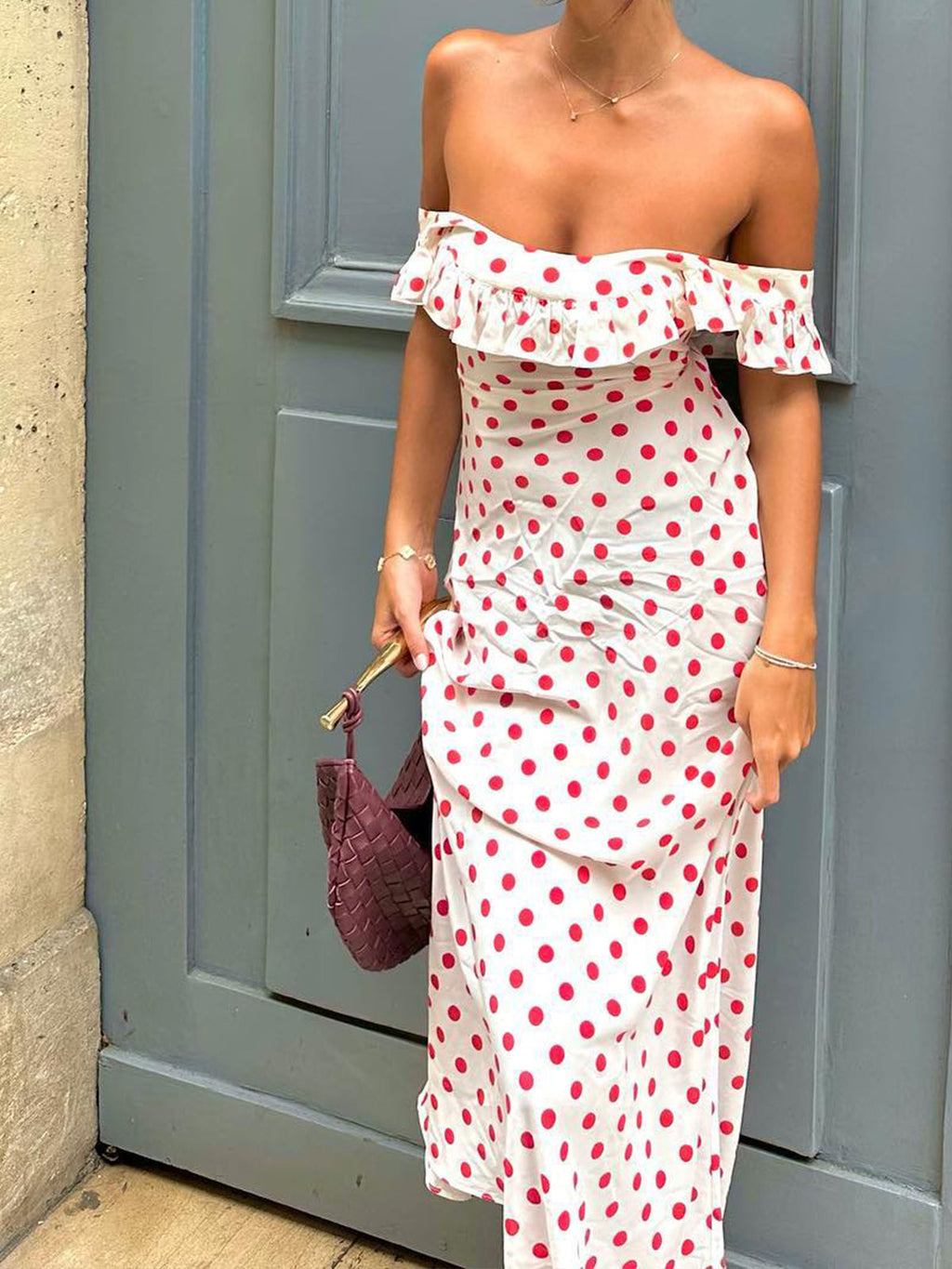 Lucía - Vestido capri con lunares