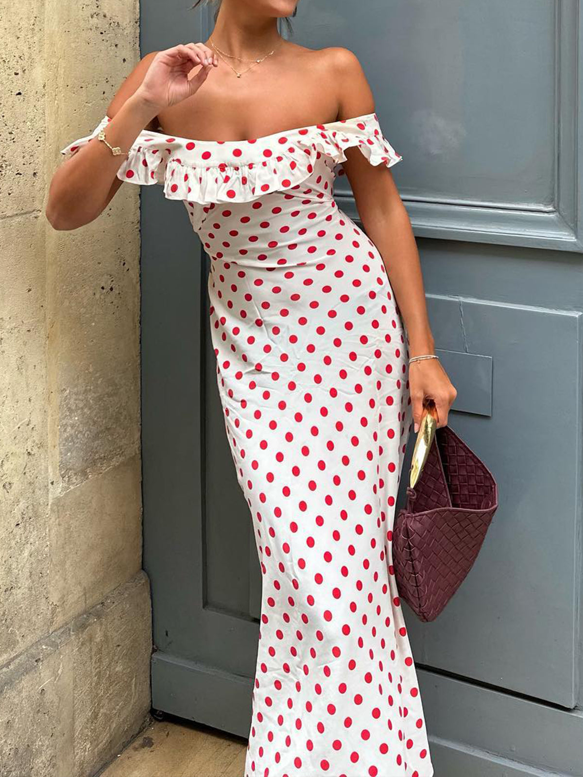 Lucía - Vestido capri con lunares