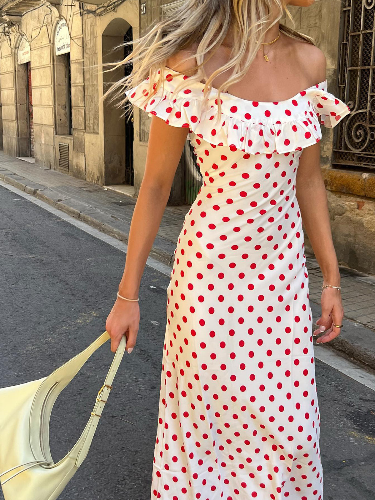 Lucía - Vestido capri con lunares