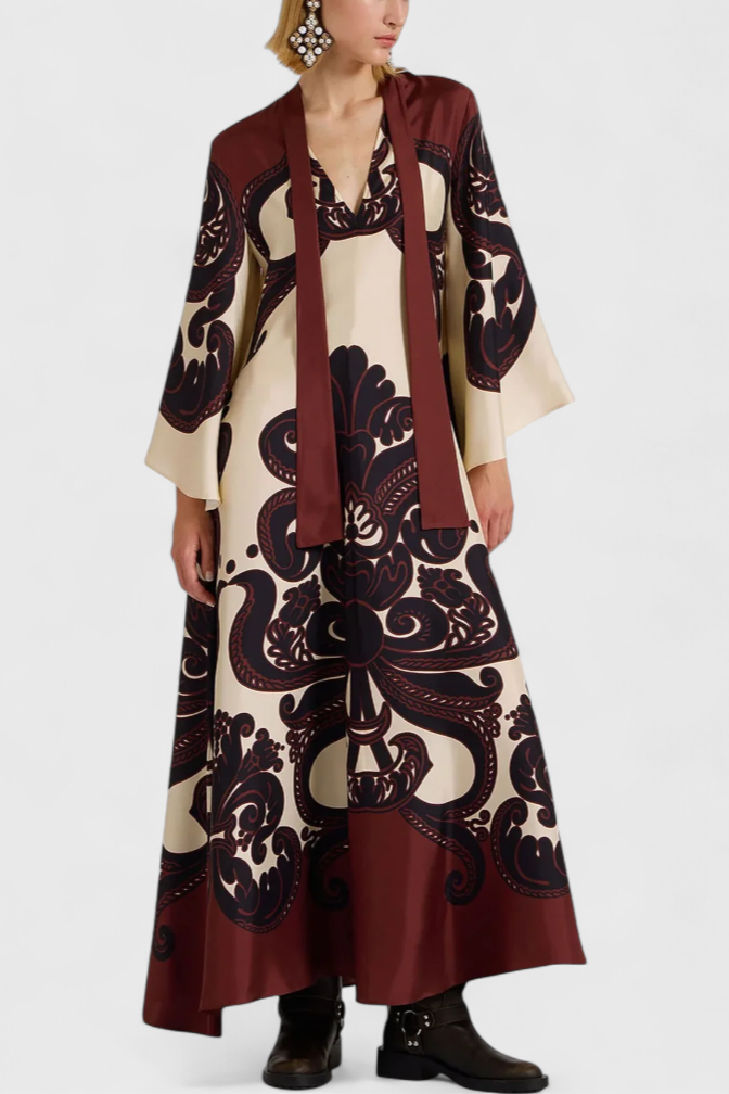 Maritza - Vestido maxi estampado