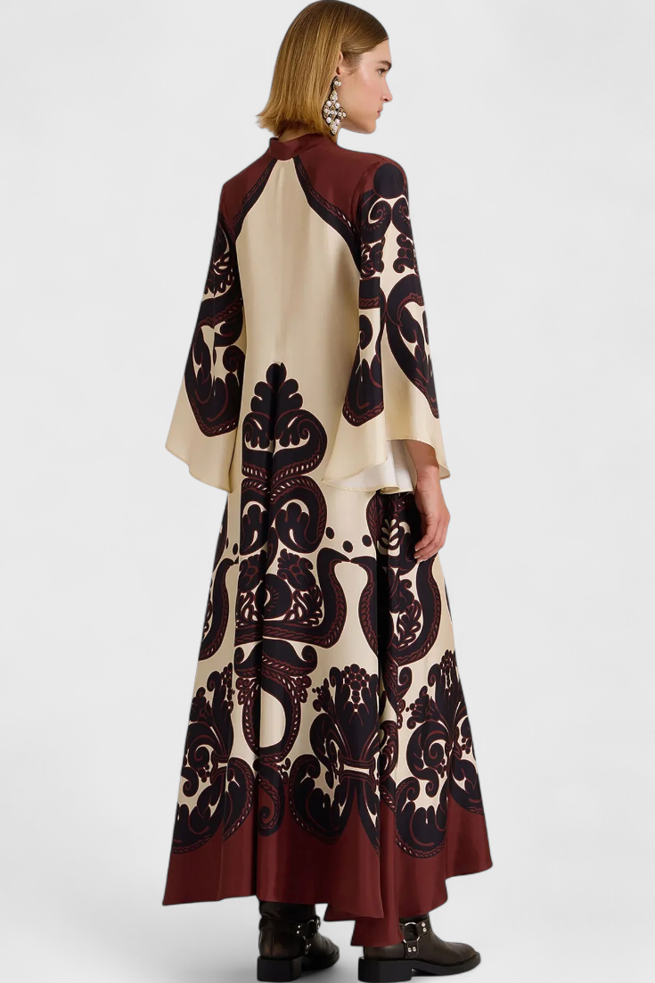 Maritza - Vestido maxi estampado