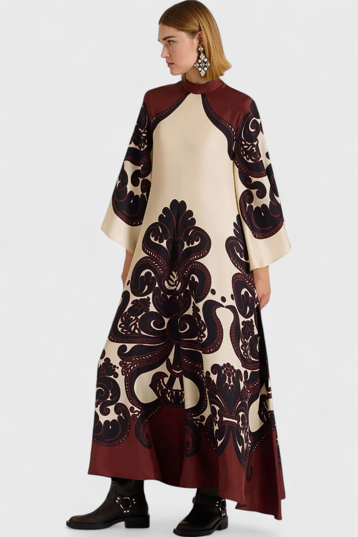 Maritza - Vestido maxi estampado