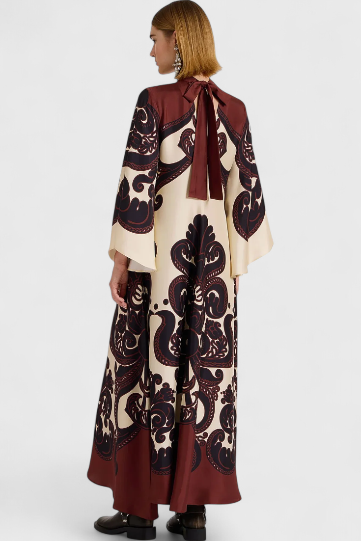 Maritza - Vestido maxi estampado