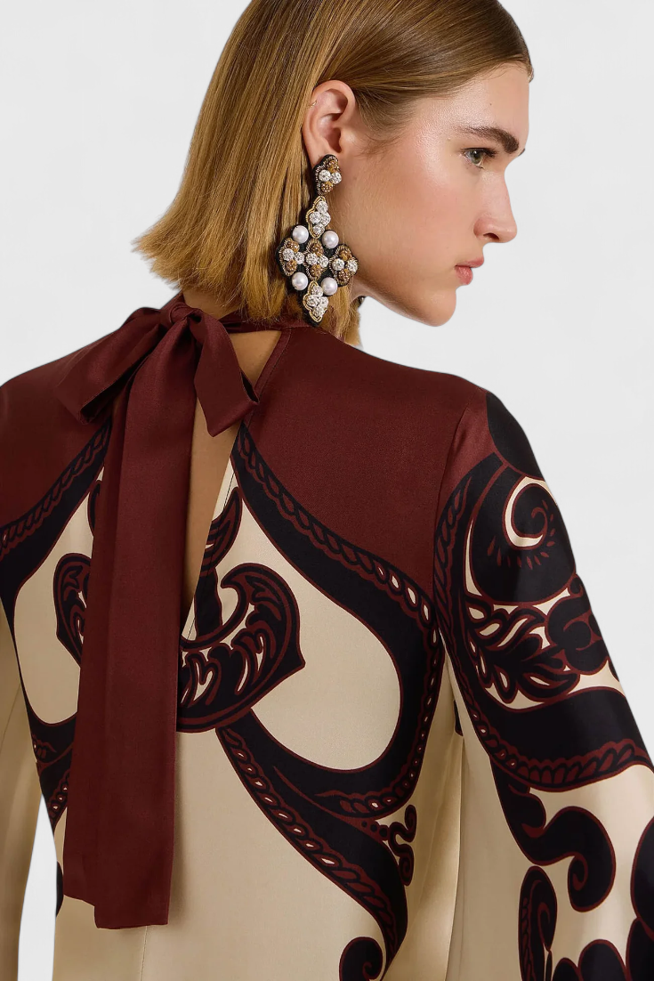Maritza - Vestido maxi estampado