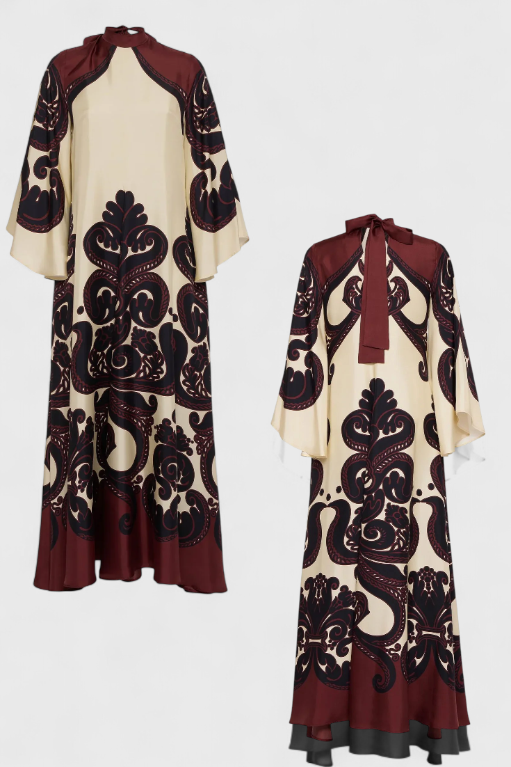 Maritza - Vestido maxi estampado