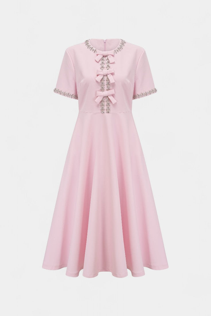 Linda - Vestido midi elegancia de lujo