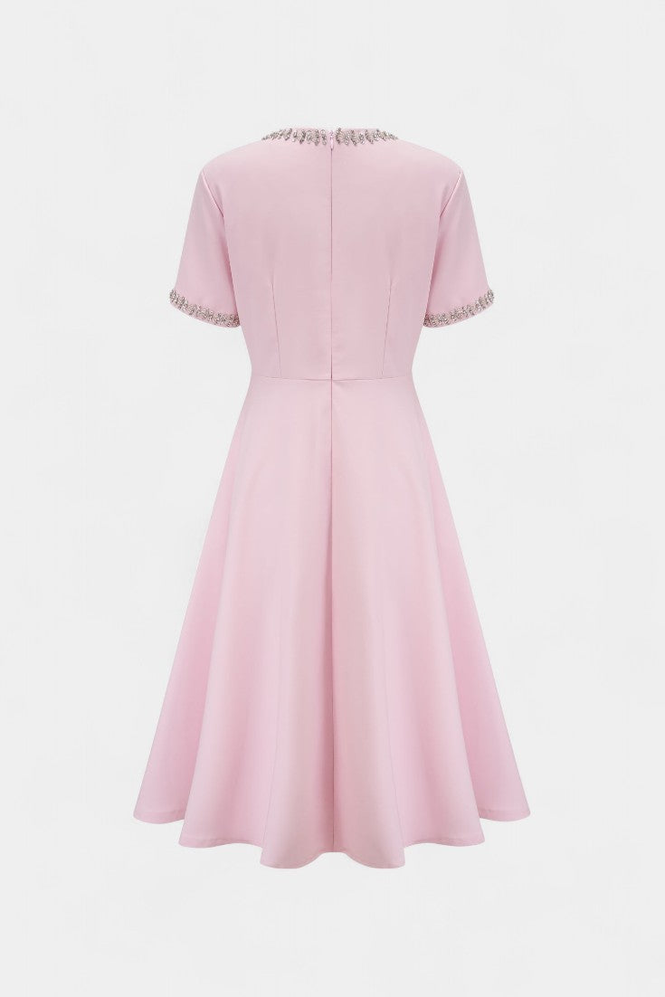 Linda - Vestido midi elegancia de lujo