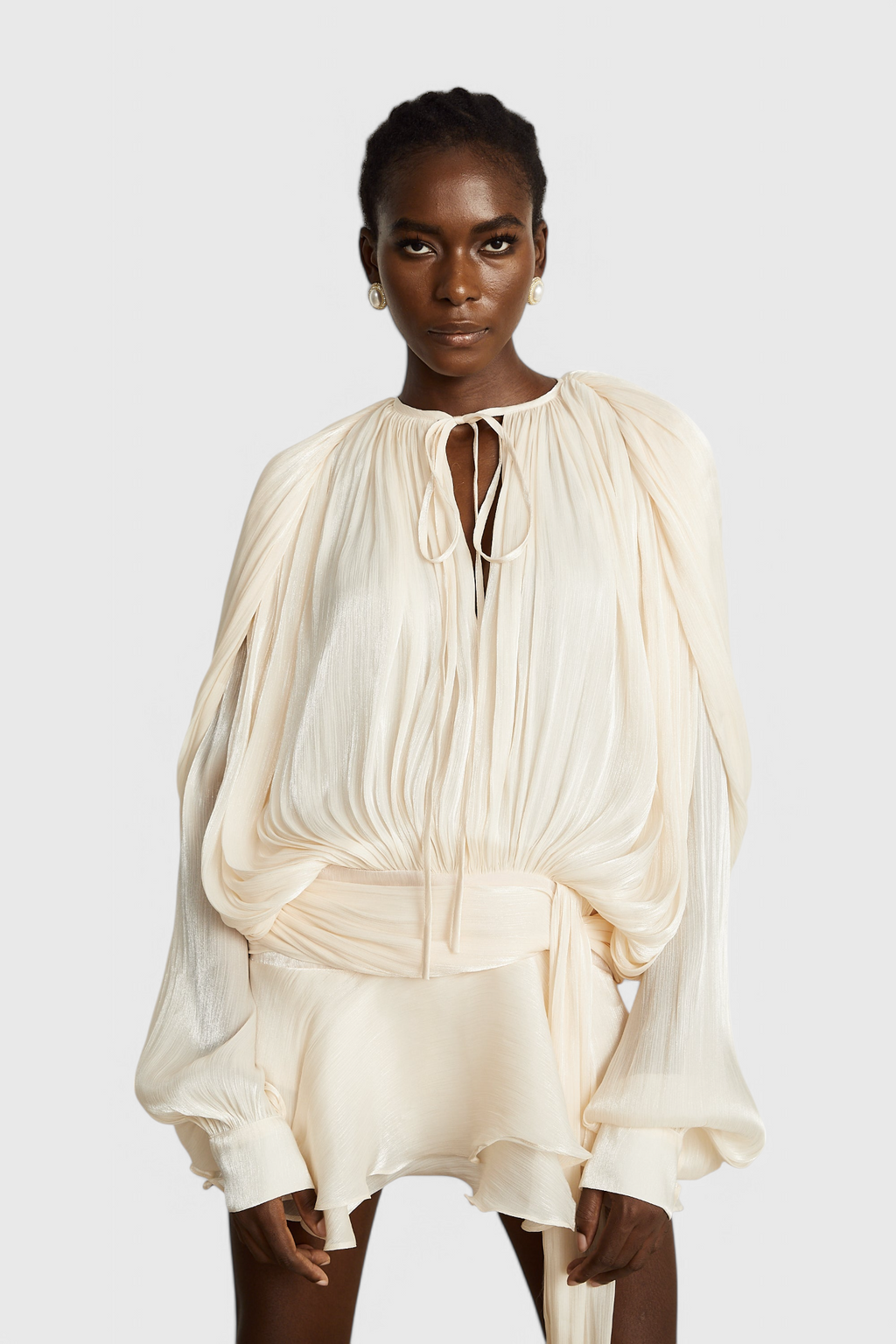 Aurore - Vestido mini drapeado