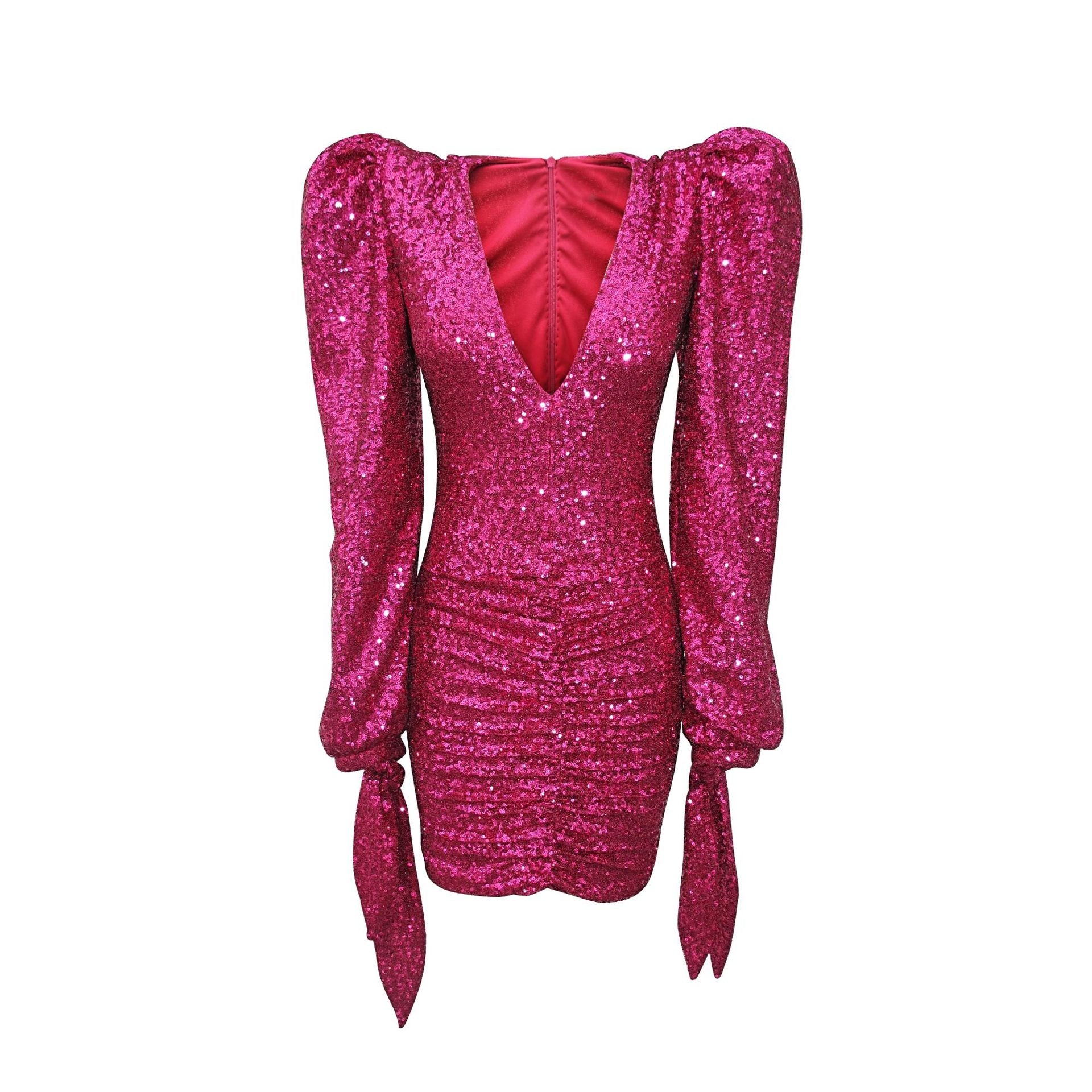 Elvara - Vestido mini de lentejuelas noche radiante